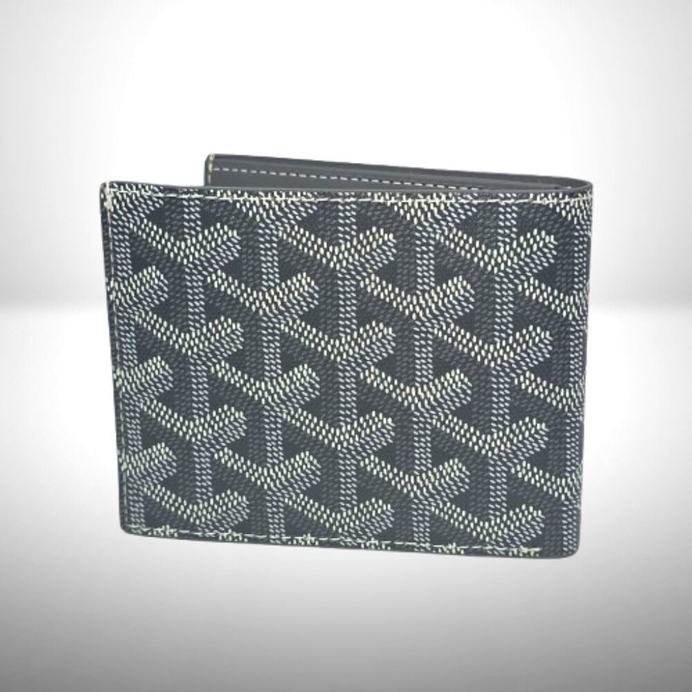 Goyard Saint-Pierre Grey Goyardine Bifold Card Holder / Wallet - New - Picture 2 of 7